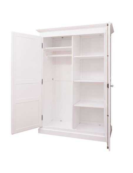 Armadio legno doppia anta provenzale colorato MS095