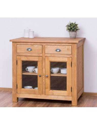 Cucina country modulo dispensa e zona cottura con cassetti e antine MS684