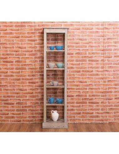 mobile scaffale in legno massello colorato stile provenzale MS447