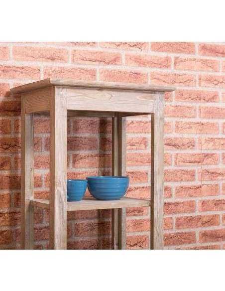 mobile scaffale in legno massello colorato stile provenzale MS447