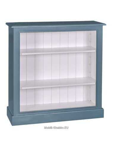 Libreria aperta provenzale colorata a ripiani MS188