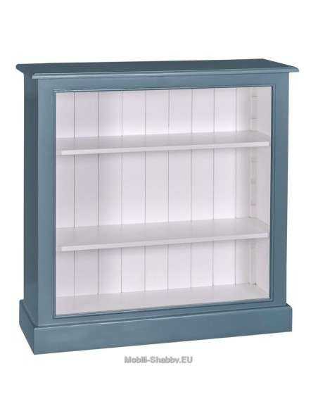 Libreria aperta provenzale colorata a ripiani MS188