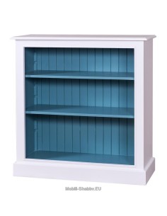 Libreria aperta provenzale colorata a ripiani MS188 2