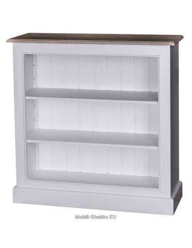 Libreria aperta provenzale colorata a ripiani MS188