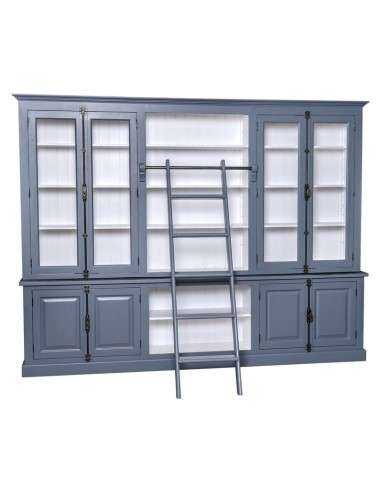 Biblioteca provenzale colorata legno MS439