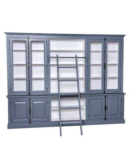 Biblioteca provenzale colorata legno MS439