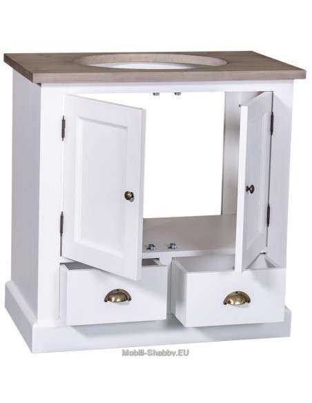 mobile bagno sottolavabo provenzale colorato MS180