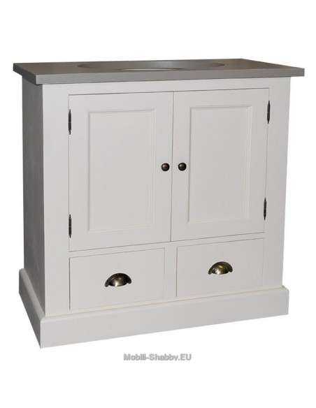 mobile bagno sottolavabo provenzale colorato MS180