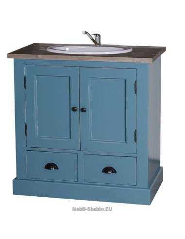 mobile bagno sottolavabo provenzale colorato MS180