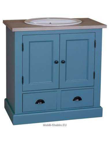mobile bagno sottolavabo provenzale colorato MS180