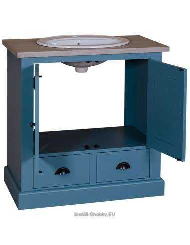 mobile bagno sottolavabo provenzale colorato MS180