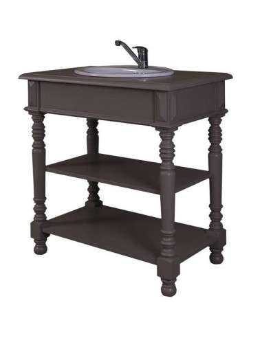 Mobile Bagno Shabby Chic in Legno Massello per Lavabo incasso MS546