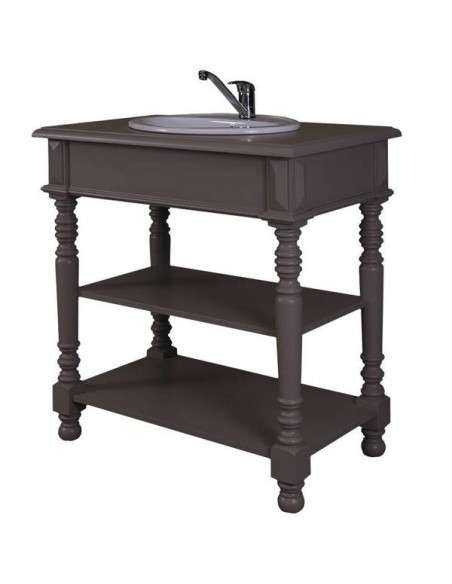 Mobile Bagno Shabby Chic in Legno Massello per Lavabo incasso MS546