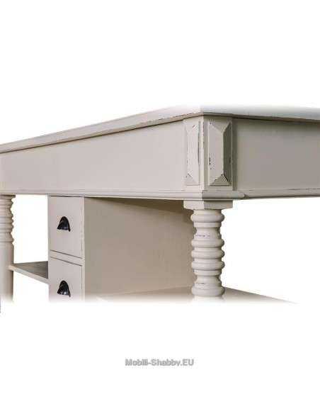 mobile bagno shabby chic cassetti e ripiani MS452