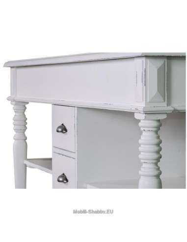 mobile bagno shabby chic cassetti e ripiani MS452