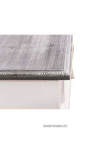 mobile bagno provenzale colorato con cassetti e ripiani MS629