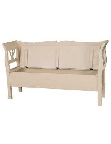 panca in legno stile shaby chic MS153