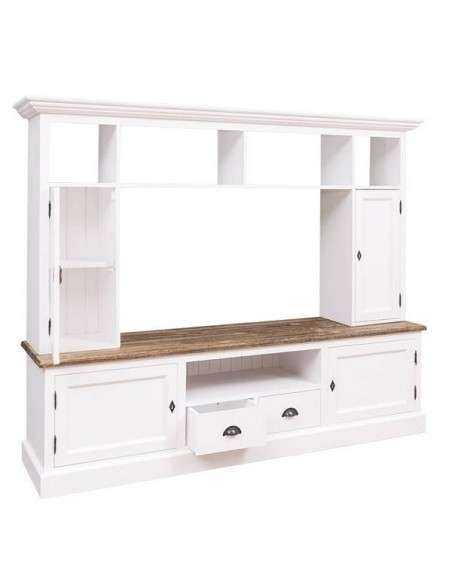 Mobile porta TV con alzata legno provenzale MS107