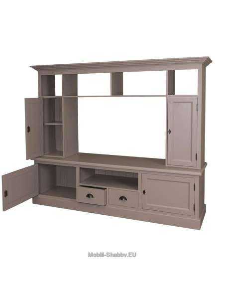 Mobile porta TV con alzata legno provenzale MS107