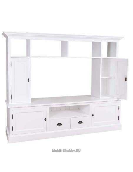 Mobile porta TV con alzata legno provenzale MS107