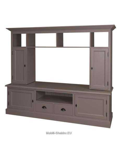 Mobile porta TV con alzata legno provenzale MS107