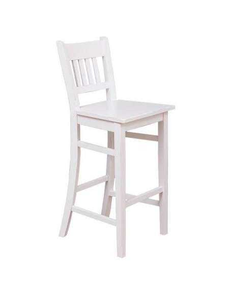 sgabello in legno provenzale colorato MS380