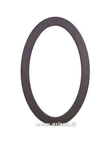 Specchio ovale  in legno colorato MS575