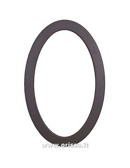 Specchio ovale  in legno colorato MS575