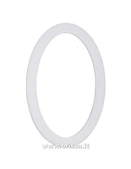 Specchio ovale  in legno colorato MS575