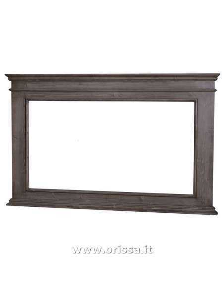 Specchio  in legno massello colorato orizzontale 151cm MS138B