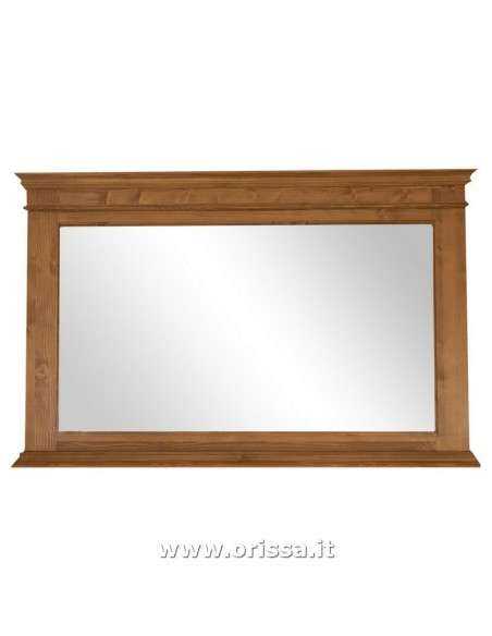 Specchio  in legno massello colorato orizzontale 151cm MS138B