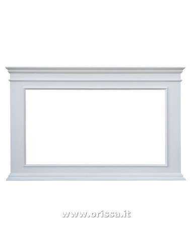 Specchio  in legno massello colorato orizzontale 151cm MS138B