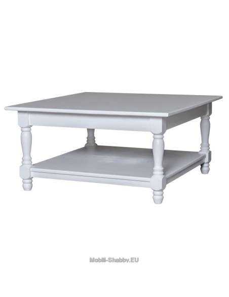 Tavolo basso shabby chic legno massello MS128