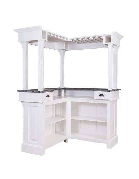mobile bar angolare colorato stile shabby chic, provenzale e country MS484+GAL