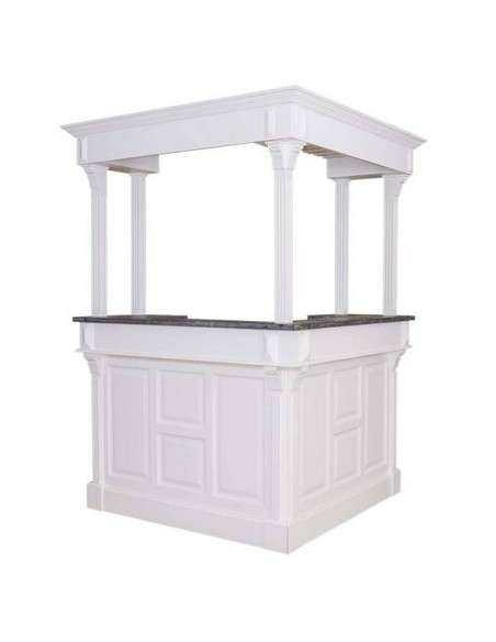 mobile bar angolare colorato stile shabby chic, provenzale e country MS484+GAL