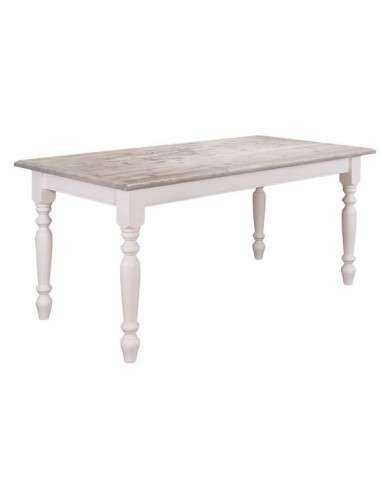Tavolo da pranzo stile shaby chic 210cm legno MS623-210