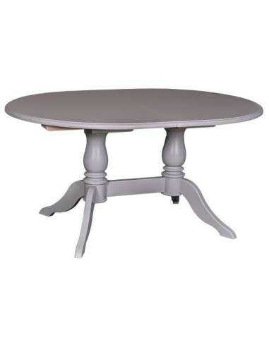 Tavolo ovale estensibile doppia gamba centrale MS379