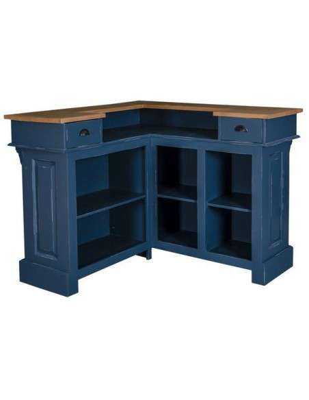 mobile bar angolare stile shabby chic, provenzale e country MS484-140