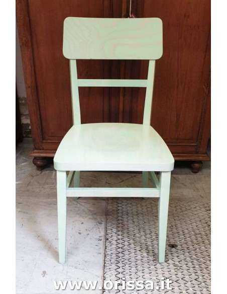 Sedia in legno colorata essenza di faggio OST-102