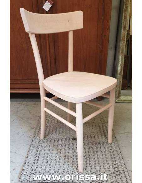 Sedia in legno di faggio finitura grezza OST-085