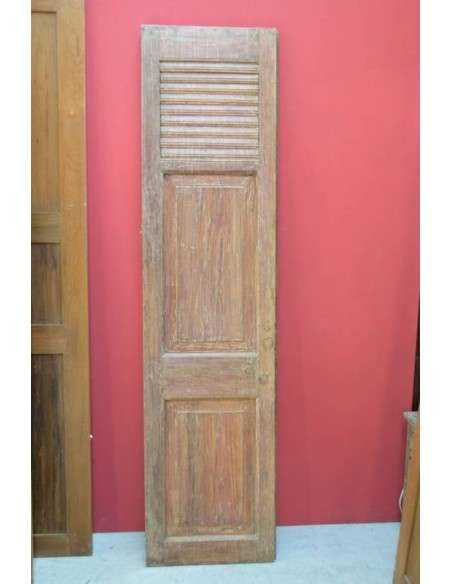 Anta singola in legno massello di teak 58cm con persiana CX154