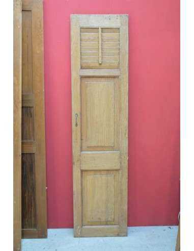 Anta singola in legno massello di teak 58cm con persiana CX154