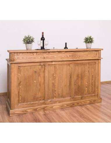 banco negozio o banco bar colorato stile country e nordico in legno MS578