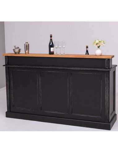 banco negozio o banco bar colorato stile country e nordico in legno MS578