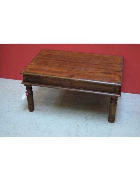 Tavolo takat in legno massello di indiano forma rettangolare TM162