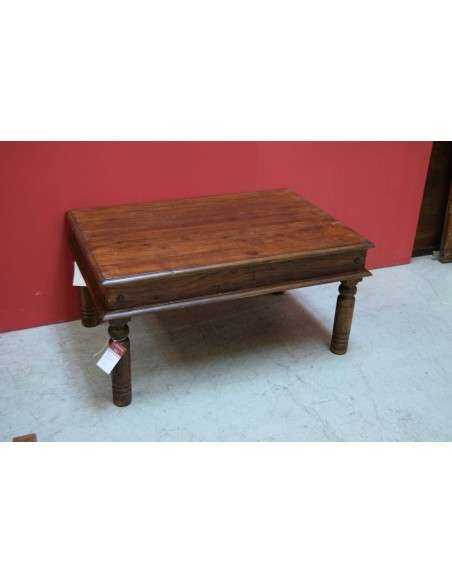 Tavolo takat in legno massello di indiano forma rettangolare TM162