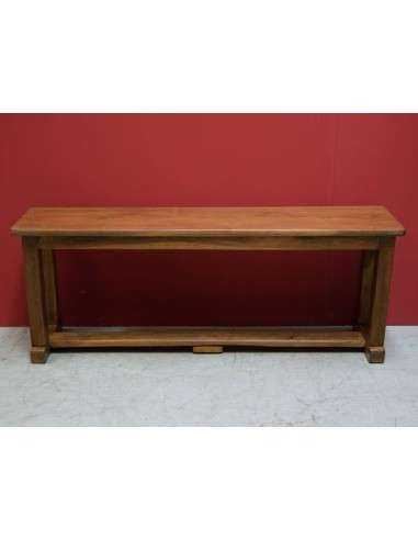 Panca in legno massello di teak epoca coloniale  TM089