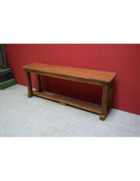 Panca in legno massello di teak epoca coloniale  TM089