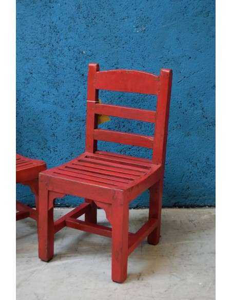 Seggioline bambino legno colorato TM146