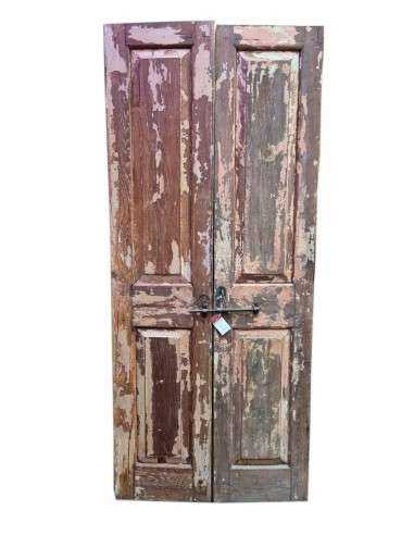 Ante Storiche in Teak Decapato - Eleganza Shabby Coloniale TP134